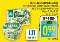 diska Bresso Frischkäse Zubereitung Angebot