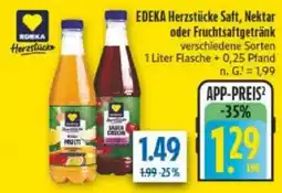 diska EDEKA Herzstücke Saft, Nektar oder Fruchtsaftgetränk Angebot