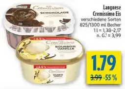 diska Langnese Cremissimo Eis Angebot