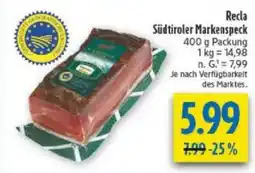 diska Recla Südtiroler Markenspeck Angebot