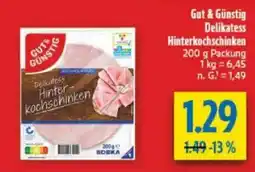 diska Delikatess Hinterkochschinken Angebot