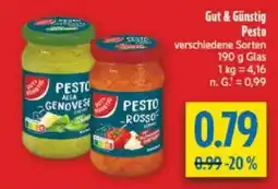 diska Gut & Günstig Pesto Angebot
