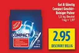 diska Compact Geschirr-Reiniger Pulver Angebot