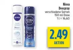 diska Nivea Deospray Angebot