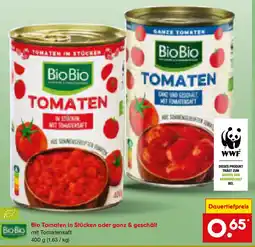 Netto Marken-Discount Bio Tomaten in Stücken oder ganz & geschält Angebot