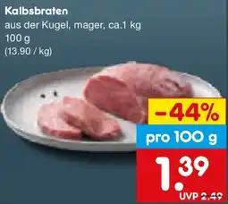 Netto Marken-Discount Kalbsbraten Angebot