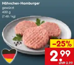 Netto Marken-Discount Hähnchen-Hamburger Angebot