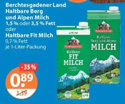 V Markt Berchtesgadener Land Haltbare Berg und Alpen Milch Angebot