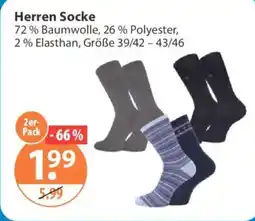 V Markt Herren Socke Angebot