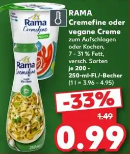 Kaufland Rama Cremefine Angebot