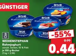 Kaufland Weihenstephan Rahmjoghurt Angebot