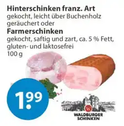 V Markt WALDBURGER SCHINKEN Hinterschinken franz. Art Angebot
