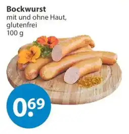 V Markt Bockwurst mit und ohne Haut, glutenfrei Angebot