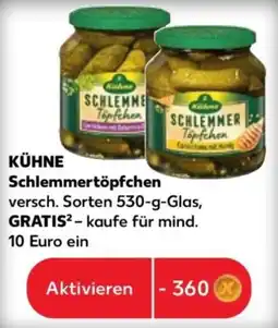 Kaufland KÜHNE Schlemmertöpfchen Angebot