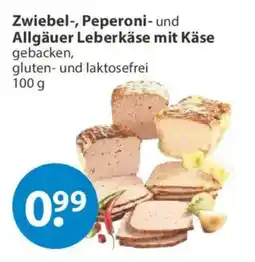 V Markt Zwiebel-, Peperoni- und Allgäuer Leberkäse mit Käse Angebot