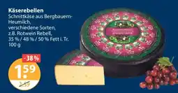 V Markt Käserebellen Schnittkäse aus Bergbauern-Heumilch Angebot