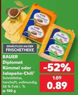 Kaufland BAUER Diplomat Schnittkäse Angebot