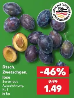 Kaufland Dtsch. Zwetschgen Angebot