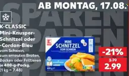 Kaufland K-CLASSIC Mini-Schnitzel Angebot