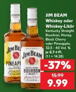 Kaufland JIM BEAM Whiskey oder Whiskey-Likör Angebot