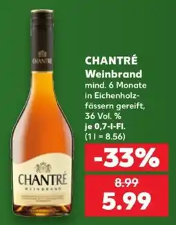 Kaufland CHANTRÉ Weinbrand Angebot