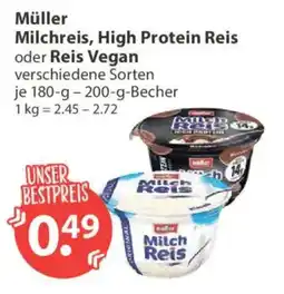 V Markt Müller Milchreis Angebot