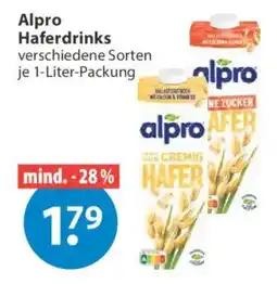 V Markt Alpro Haferdrinks Angebot