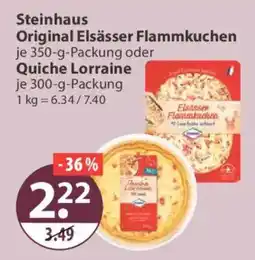 V Markt Steinhaus Original Elsässer Flammkuchen Angebot