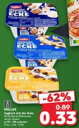 Kaufland MÜLLER Joghurt mit der Ecke Angebot
