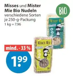 V Markt Misses und Mister Mie Bio Nudeln Angebot