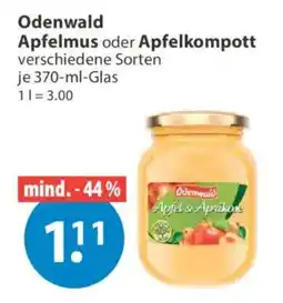 V Markt Odenwald Apfelmus oder Apfelkompott Angebot