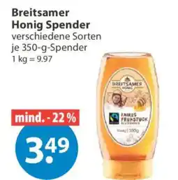 V Markt Breitsamer Honig Spender Angebot