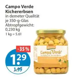 V Markt Campo Verde Kichererbsen Angebot
