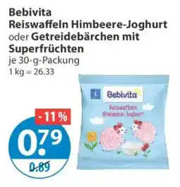 V Markt Bebivita Reiswaffeln Himbeere-Joghurt Angebot