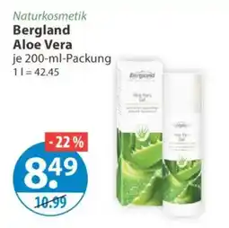 V Markt Bergland Aloe Vera Gel Angebot