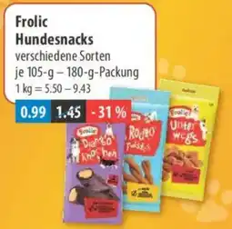 V Markt Frolic Hundesnacks Angebot