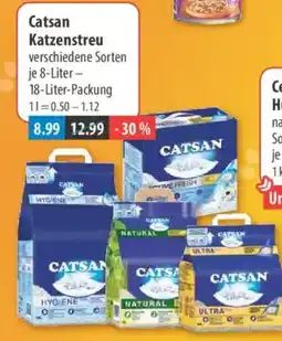 V Markt Catsan Katzenstreu Angebot