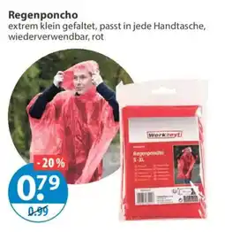 V Markt Regenponcho Werkzeyti Angebot