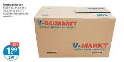 V Markt Umzugskarton Angebot