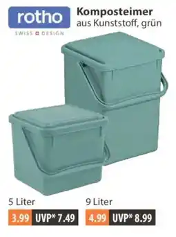 V Markt Kompsteimer aus Kunststoff, grün Angebot