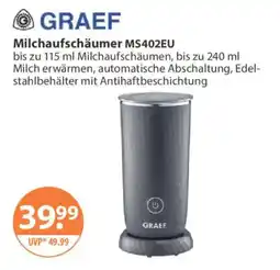 V Markt Graef Milchaufschäumer MS402EU Angebot