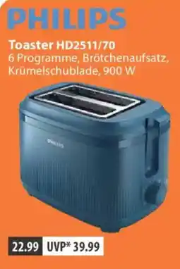 V Markt Philips Toaster HD2511/70 Angebot