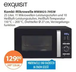 V Markt exquisit Kombi-Mikrowelle MW8925-7HSW Angebot