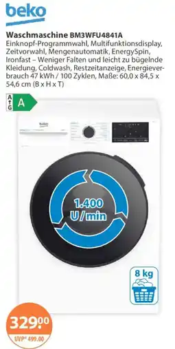 V Markt Waschmaschine BM3WFU4841A Angebot