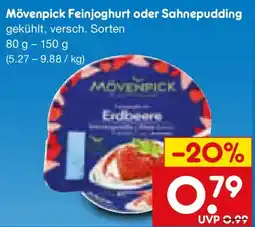 Netto Marken-Discount Mövenpick Feinjoghurt oder Sahnepudding Angebot