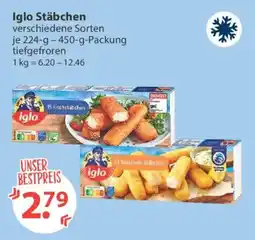 V Markt Iglo Stäbchen Angebot
