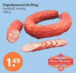 V Markt Paprikawurst im Ring Peter Micheler Angebot