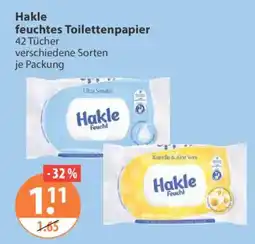 V Markt Hakle feuchtes Toilettenpapier Angebot