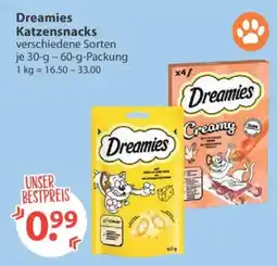 V Markt Dreamies Katzensnacks Angebot