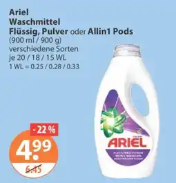 V Markt Ariel Waschmittel Angebot